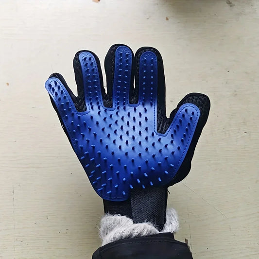 Easy Clean Pet Grooming Gloves For Cats & Dogs