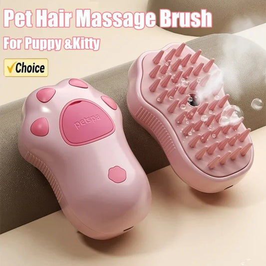 3 in 1 Cat Comb Electric Spray Cat Steam Brush