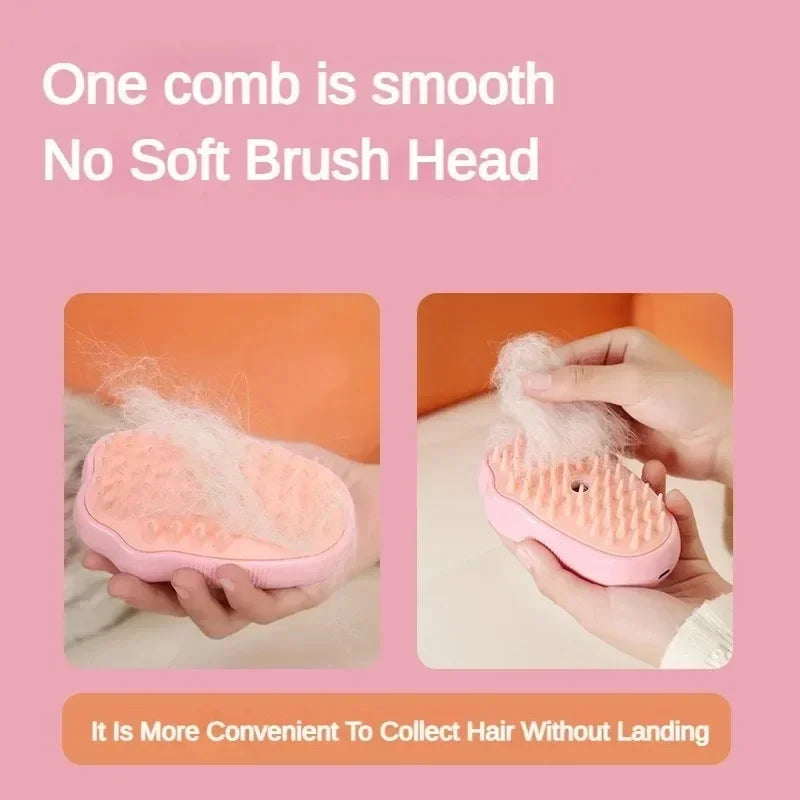 3 in 1 Cat Comb Electric Spray Cat Steam Brush